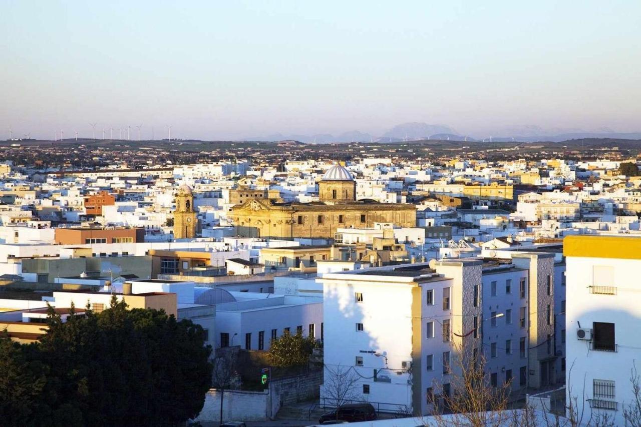 Chiclana-Cabana-Parking-Blue Чиклана де ла Фронтера Екстериор снимка