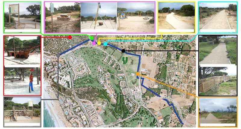 Chiclana-Cabana-Parking-Blue Чиклана де ла Фронтера Екстериор снимка