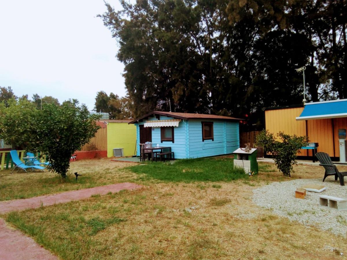 Chiclana-Cabana-Parking-Blue Чиклана де ла Фронтера Екстериор снимка